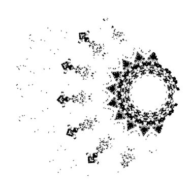 vektör patlaması havai fişekler.