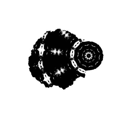soyut tek renkli geometrik dekoratif çizim