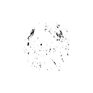 Beyaz arka planda soyut grunge siyah mürekkep lekesi. vektör illüstrasyonu