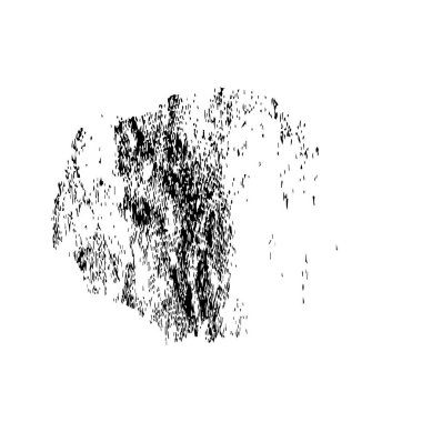 Beyaz arkaplanda soyut siyah leke, vektör illüstrasyonu