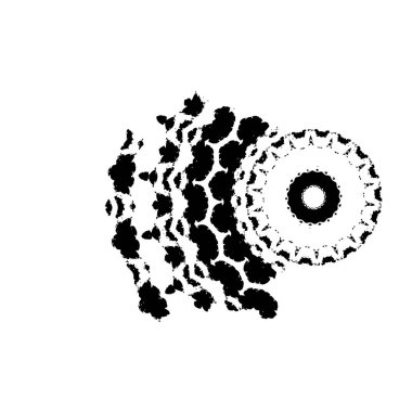 arkaplanda siyah ve beyaz fırça darbesi