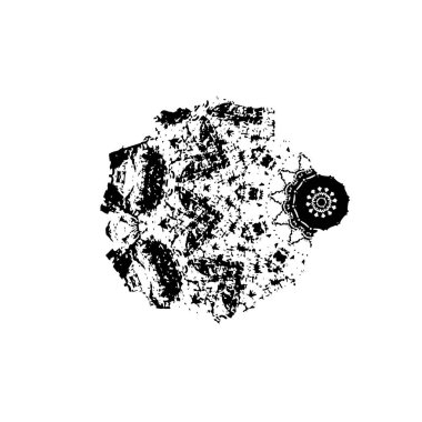 arkaplanda siyah ve beyaz fırça darbesi