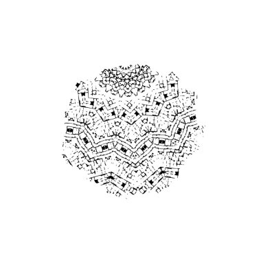 arkaplanda siyah ve beyaz fırça darbesi