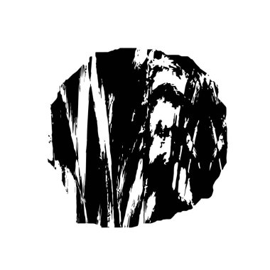 arkaplanda siyah ve beyaz fırça darbesi