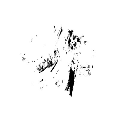 siyah ve beyaz grunge fırça darbesi 