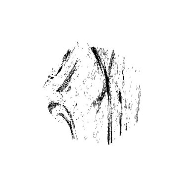 siyah ve beyaz grunge fırça darbesi 