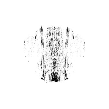 siyah ve beyaz grunge fırça darbesi 