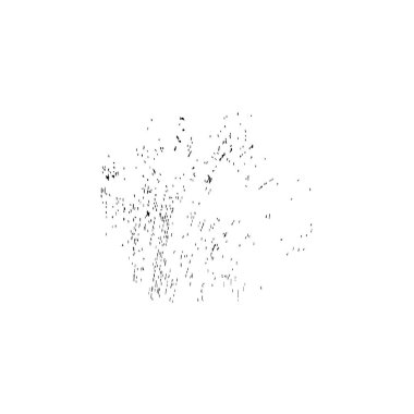 beyaz arkaplanda siyah beyaz fırça.