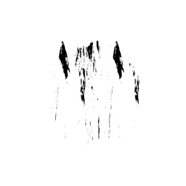 beyaz arkaplanda siyah beyaz fırça.