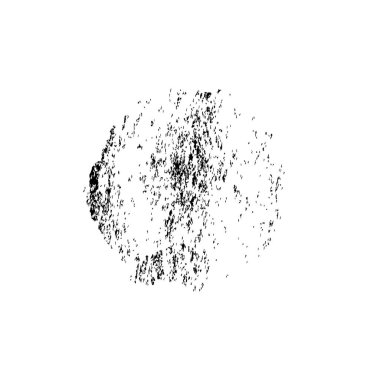 beyaz arkaplanda siyah ve beyaz fırça izole.