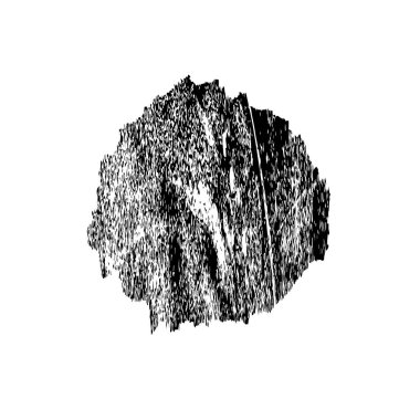 beyaz arkaplanda siyah ve beyaz fırça izole.