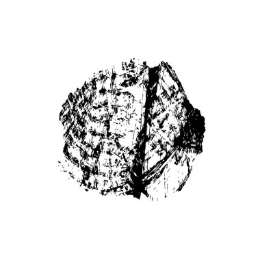 vektör el fırçası beyaz arkaplanda izole edildi.