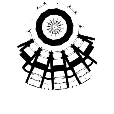 vektör el fırçası beyaz arkaplanda izole edildi.