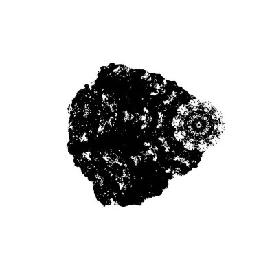 vektör el fırçası beyaz arkaplanda izole edildi.