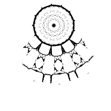 vektör el fırçası beyaz arkaplanda izole edildi.