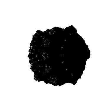 vektör el fırçası beyaz arkaplanda izole edildi.