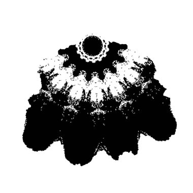 vektör el fırçası beyaz arkaplanda izole edildi.