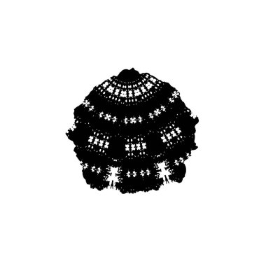 vektör el fırçası beyaz arkaplanda izole edildi.