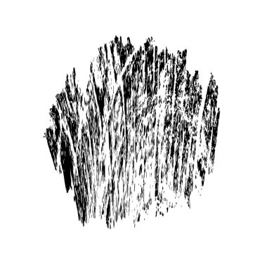  siyah ve beyaz fırça darbesi. vektör