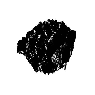  siyah ve beyaz fırça darbesi. vektör