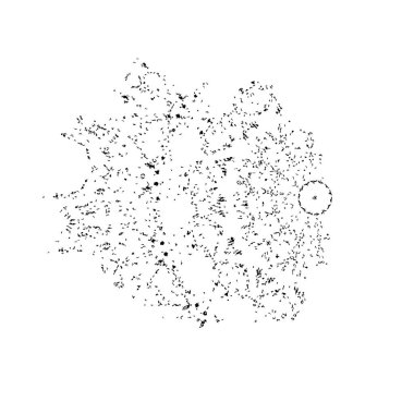  siyah ve beyaz fırça darbesi. vektör