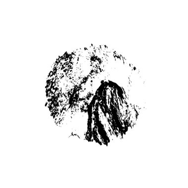  siyah ve beyaz fırça darbesi. vektör