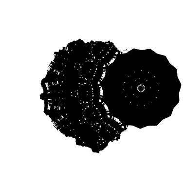  siyah ve beyaz fırça darbesi. vektör