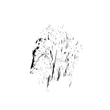  siyah ve beyaz fırça darbesi. vektör