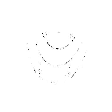 Grunge siyah beyaz fırça. vektör illüstrasyonu