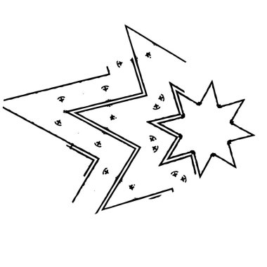 Grunge siyah beyaz fırça. vektör illüstrasyonu