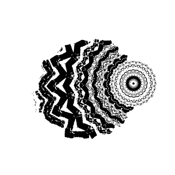 Grunge vektör el fırça darbesi. vektör illüstrasyonu.