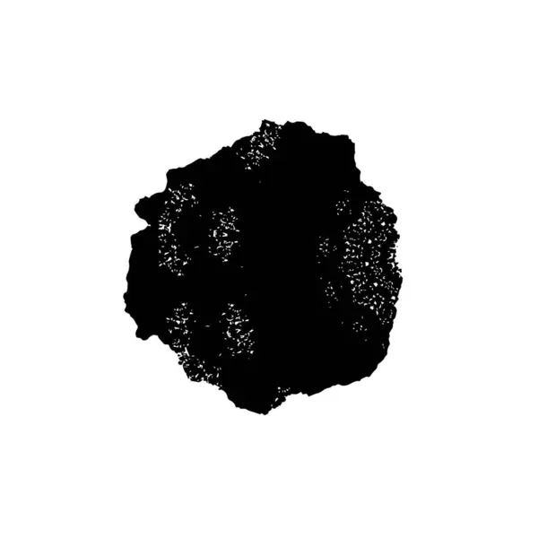 Black White Vector Brush Stroke Grunge Texture — Stock Vector