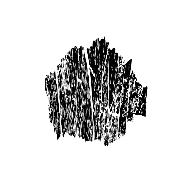 Grunge Black Felç. vektör illüstrasyonu sıkıntısı. el çizimi fırça darbesi