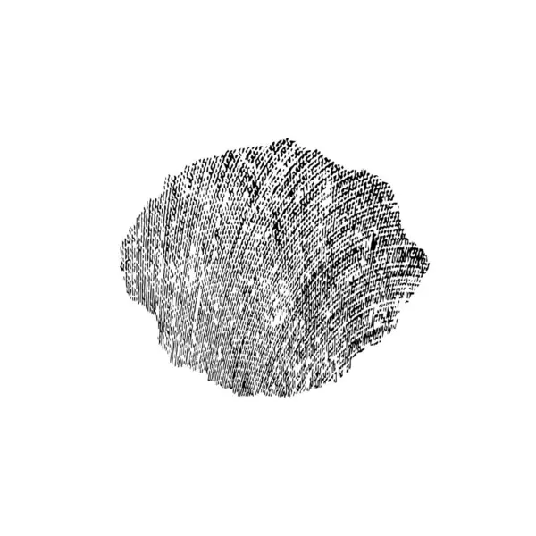 Beyaz arkaplanda soyut siyah leke, vektör illüstrasyonu