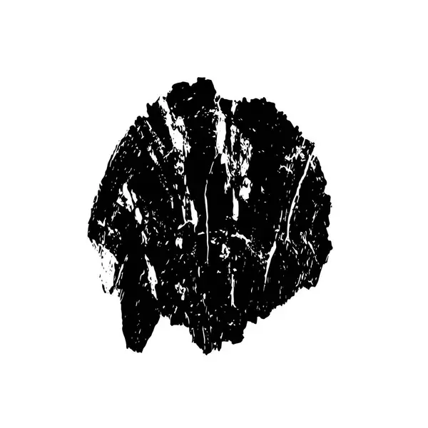 Abstraktní Grunge Černá Inkoust Skvrna Bílém Pozadí Vektorová Ilustrace — Stockový vektor