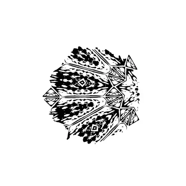 Tasarımınız için soyut siyah beyaz desen 