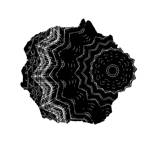 Tasarımınız için soyut siyah beyaz desen 