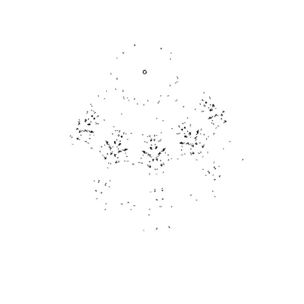 Abstrakte Monochrome Geometrische Dekorative Zeichnung — Stockvektor