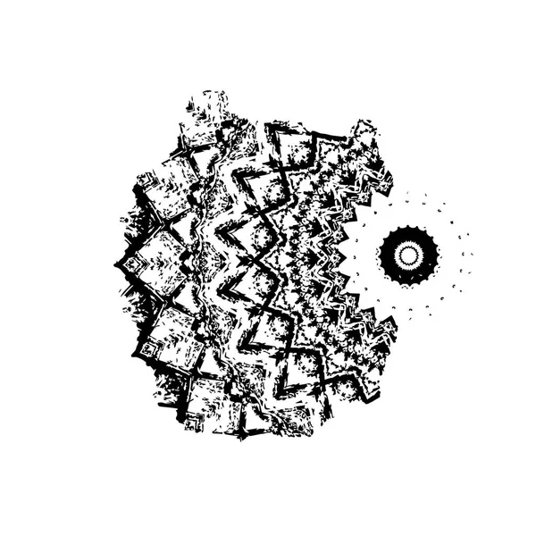 siyah ve beyaz grunge fırça darbesi 