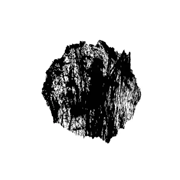  siyah ve beyaz fırça darbesi. vektör