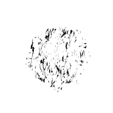 Grunge siyah beyaz fırça. vektör illüstrasyonu