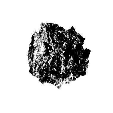 Grunge siyah beyaz fırça. vektör illüstrasyonu