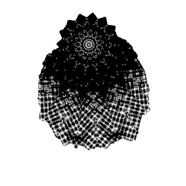 Beyaz arka planda siyah grunge fırça darbeleri. Soyut yazdırma