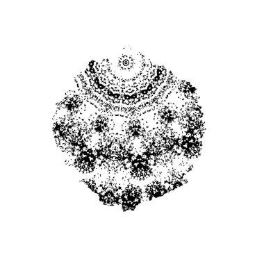 Beyaz arka planda siyah grunge fırça darbeleri. Soyut yazdırma