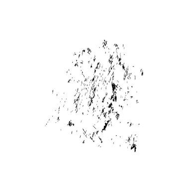 Beyaz arka planda siyah grunge fırça darbeleri. Soyut yazdırma