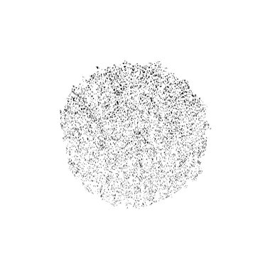 Beyaz arka planda siyah grunge fırça darbeleri. Soyut yazdırma