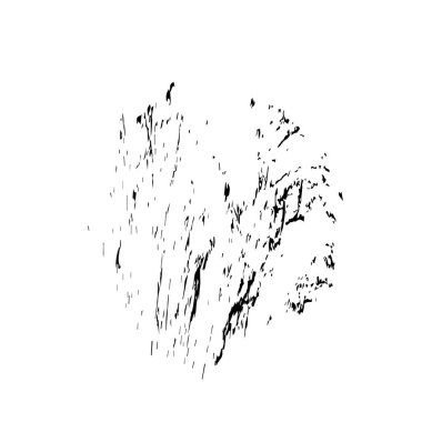 Beyaz arkaplanda soyut siyah leke, vektör illüstrasyonu