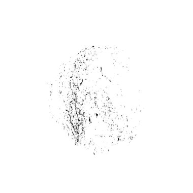 Beyaz arka planda siyah grunge fırça darbeleri. Soyut yazdırma