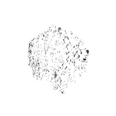 Beyaz arka planda siyah mürekkep fırça sıyrık