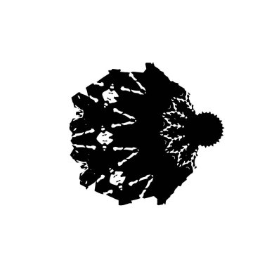 Bir kar tanesinin silueti